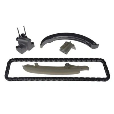 Image of 11312248728, 11312248728S2 Timing chain Kit BLUE PRINT ADJ137301 with tensioner, slide rails Simplex, Closed BMW: 5 Saloon, Touring