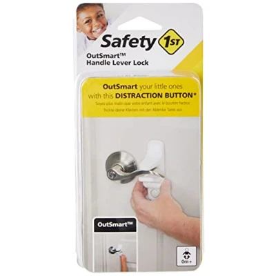 Image of Safety 1st Outsmart Lever Handle Lock, Child Lock for Door and Window, Suitable from Birth to 4 Years