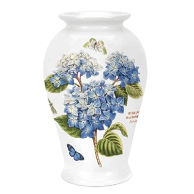 Image of Portmeirion Home &amp; Gifts BGJC58050 8&quot; Canton Vase Hydrangea, Ceramic