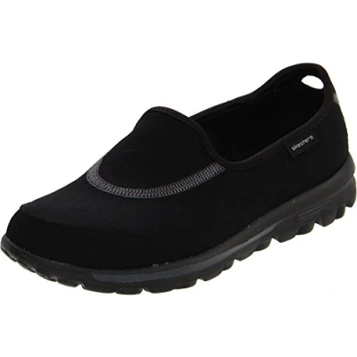 Image of Skechers GOwalk, Women&#039;s Trainers, Black, 3 UK (36 EU)