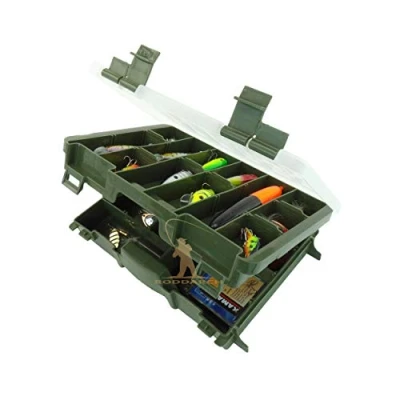 Image of Roddarch Twin Tray Fishing Tackle Box for Sea or Coarse