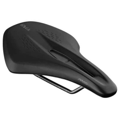 Image of Fizik Terra Argo X3 Road Bike Saddle, Carbon Reinforced Shell with Kium Rails, 140mm Width, Black