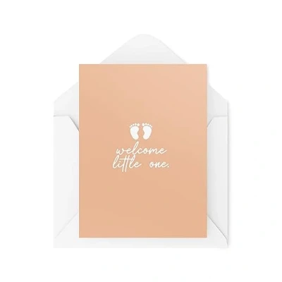 Image of New Baby Cards Welcome Little One Pregnancy to the World Card CBH1814