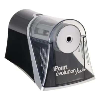 Image of Westcott iPoint Axis E 15510 00 Electrical Pencil Sharpener with Auto Stop Grey/Black