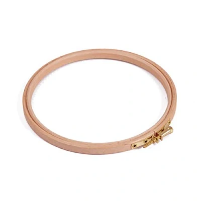 Image of Elbesee Wooden Embroidery Hoop, 15cm, Brown