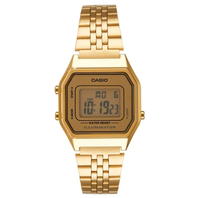 Image of Casio Digital watch goldcoloured, Women&#039;s, Size: One Size, Gold coloured