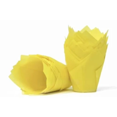 Image of Bakery direct 200 Spring yellow tulip muffin wraps