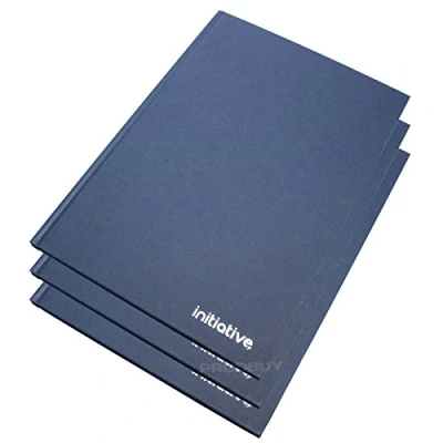Image of [Pack of 3] A4 Hardback Manuscript Books Feint Ruled 192 Lined Pages