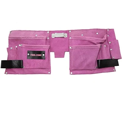 Image of Toolzone Pink Double Tool Pouch