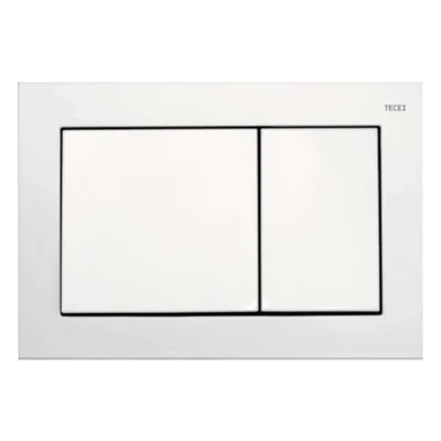 Image of Tece WC actuating Plate Base, Two Volume Technology, 1 Piece, White, 9.240.700