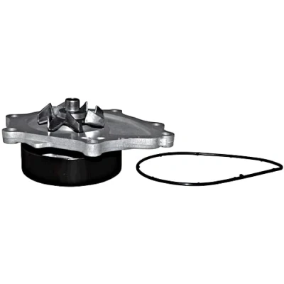 Image of 1610009340, 1610009580, 1610009581, 1610029495 Water pump JP GROUP 4814103300 with gasket/seal Mechanical Metal for V ribbed belt use