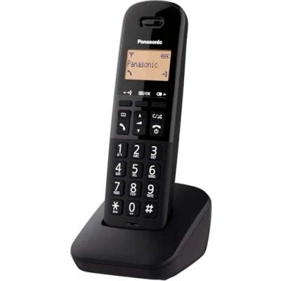 Image of Panasonic KX TGB610EB DECT Cordless Landline Telephone with Nuisance Call Blocker and Shock Resistant Handsets (Single Handset Pack) Black