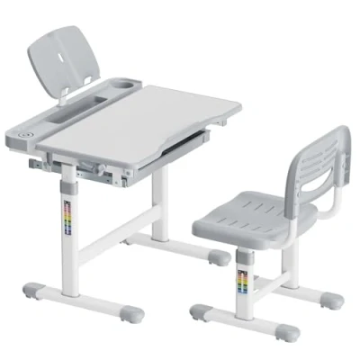 Image of Toboli Children’s Writing Desk Extendible Inclination/Height adjustable w/Chair Drawer Bookend
