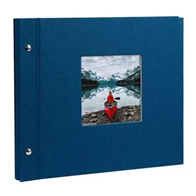 Image of goldbuch Screw Album, Cardboard, Blue, 30 x 25 cm