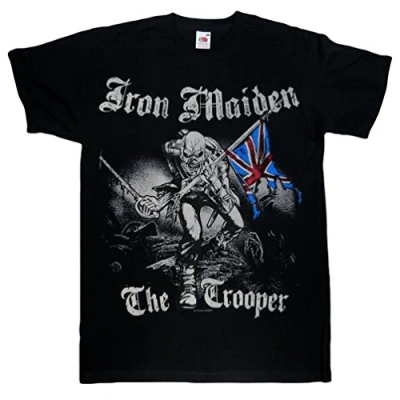 Image of Iron Maiden The Sketched Trooper T Shirt X Large