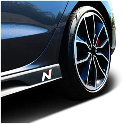 Image of 2 x Side Sill Protection Films, Self Adhesive for Car K055 (Red/White/Carbon)