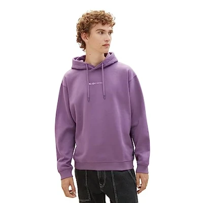 Image of TOM TAILOR Denim Men&#039;s 1033580 Sweatshirt, 32248 Dusty Grape, S