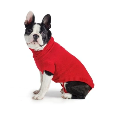 Image of Ancol Muddy Paws Cable Knit XXS Red