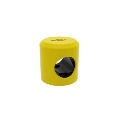 Image of Hiplok ANKR Mini Yellow. Compact Bike Wall &amp; Ground Anchor for Bicycles Scooters. Premium Steel, Easy Fit, Fixings inc. 50mm x (25mm Internal)