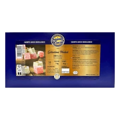 Image of Halal Professional Gelatine Bronze 1KG (300 leaves)