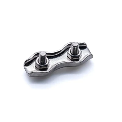 Image of Stainless steel duplex wire clamp grip rope marine grade A4 316 (5mm 10pcs)