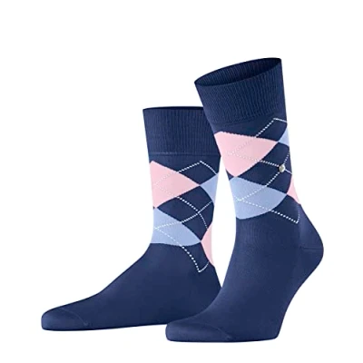 Image of Burlington Manchester Socks Night blue, Men&#039;s, Size: 7.5 12, blue