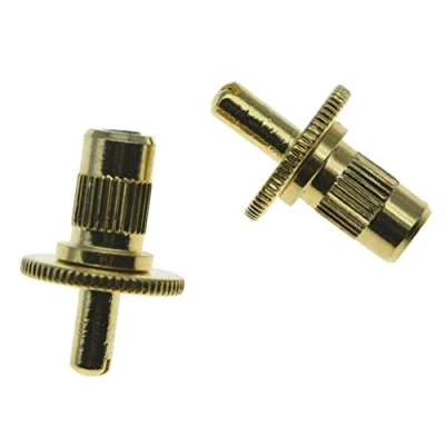 Image of Dopro Pack of 2 Nashville Style Guitar Tune o matic Bridge Posts Studs Post with Anchors for USA Les Paul Gold