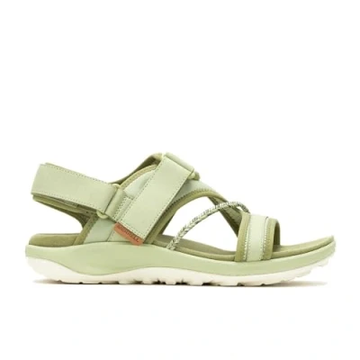 Image of Merrell Terran 4 Backstrap Walking sandals, Women&#039;s, Size: 4, Mosstone Leather and textile