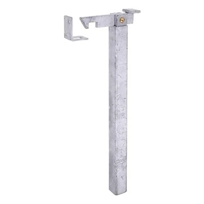Image of GAH Alberts 412838 Gate Locking Device Height Adjustable for Concrete Embedding Hot Galvanized 300 mm