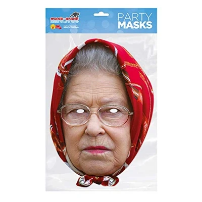 Image of Queen Elizabeth Mask, Face Mask