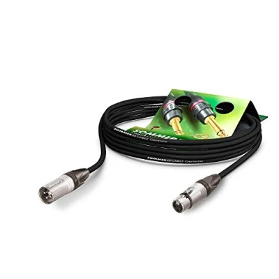 Image of Sommer Cable AES/EBU DMX512 110 Ohms SC Binary 234 MKII XLR Male 3 Point Neutrik NC3MXX / Female NC3FXX, Black 10 m