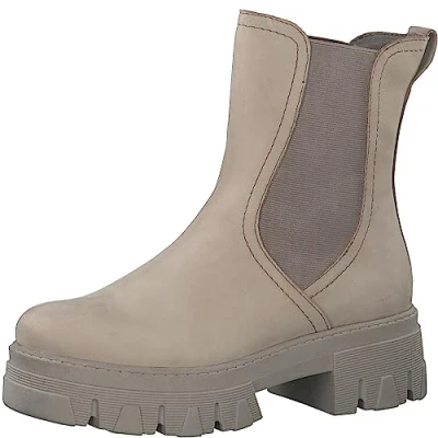 Image of MARCO TOZZI Women&#039;s 2 25403 41 Chelsea, Taupe Nubuck, 5