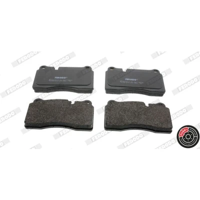 Image of 7G432D007AA Brake pad set FERODO PREMIER ECO FRICTION FDB1996 prepared for wear indicator without accessories LAND ROVER: Range Rover 3