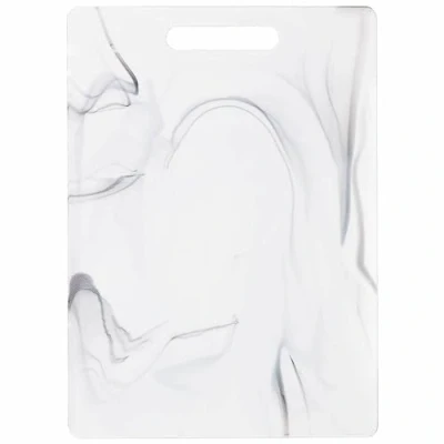 Image of Marble Effect Chopping Board Double Sided Kitchen Worktop Saver Cutting