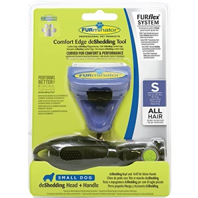 Image of FURminator DeShedding Tool for Dogs FURflex, Head and Handle All Hair Up to 9 Kg