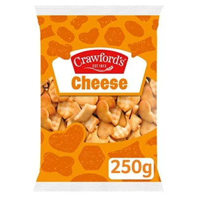 Image of Crawford&#039;s Cheese Flavour Savoury Nibbles 250g