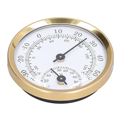 Image of Majatou Indoor Thermometer for Home,Temperature and Humidity Monitor,Indoor Home Mini Durable Pointer Battery Free Temperature Monitor