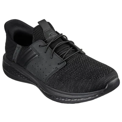 Image of Skechers Men&#039;s Slade Ocon Hands Free Slip in Moccasin, Black, 9 UK