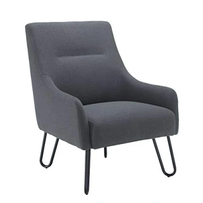 Image of Office Hippo Garnet Reception Lounge Arm Chair, Grey
