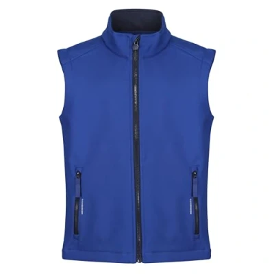 Image of Regatta Professional Kids Blue Ablaze Softshell Bodywarmer, Size: 32