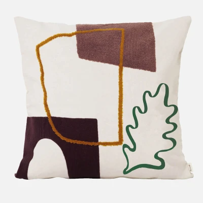 Image of Ferm Living Mirage Cushion Leaf