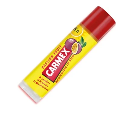 Image of CARMEX Passionfruit Lip Balm Click Stick, Moisturising for Soft, Protected Lips with SPF15(4.25g Pack of 1)