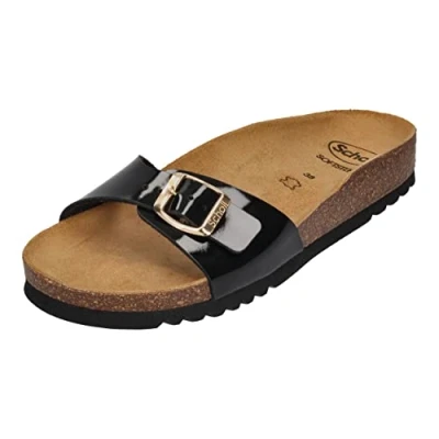 Image of Scholl Women&#039;s Estelle Sandal, Black, 4 UK