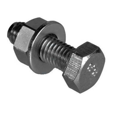 Image of Set M8 x 30mm Hex Bolt, Nut &amp; Washer (Galvanised) 100 Quantity