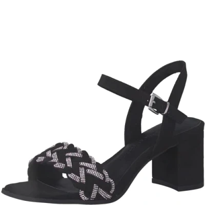 Image of MARCO TOZZI Women&#039; 2 28345 20 Heeled Sandal, Black, 6 UK