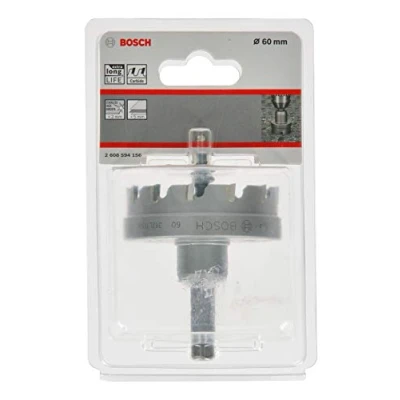Image of Bosch Professional Tungsten Carbide Hole Saw Precision for Sheet Metal (Stainless Steel, Ø 60 mm, Drill Accessories)