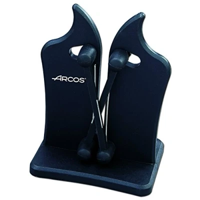 Image of Arcos Professional Knife Sharpener ABS Black Color Serie 6100 7&#039;&#039; Effortlessly Sharpen Your Knives with Safety and Precision