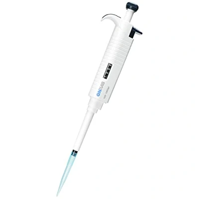 Image of ONiLAB Lab Micropipette, Single Channel Pipette,Adjustable Volume Pipette, Micro Pipettes, High Precision Pipettor,Fully Autoclavable,100 1000ul