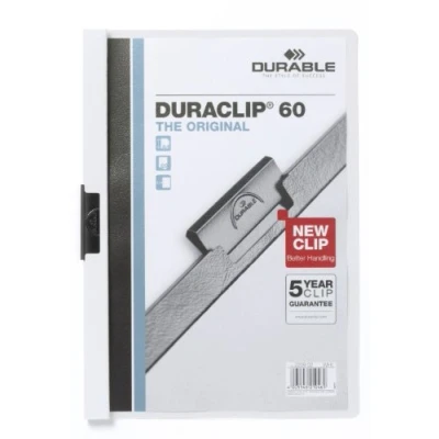 Image of Durable Duraclip 60, Clip File for 1 60 Sheets A4 White