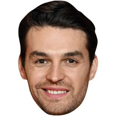 Image of Lawrence Robb (Beard) Celebrity Mask, Flat Card Face, Fancy Dress Mask